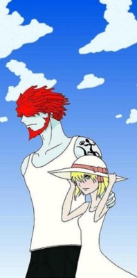 夏空の下